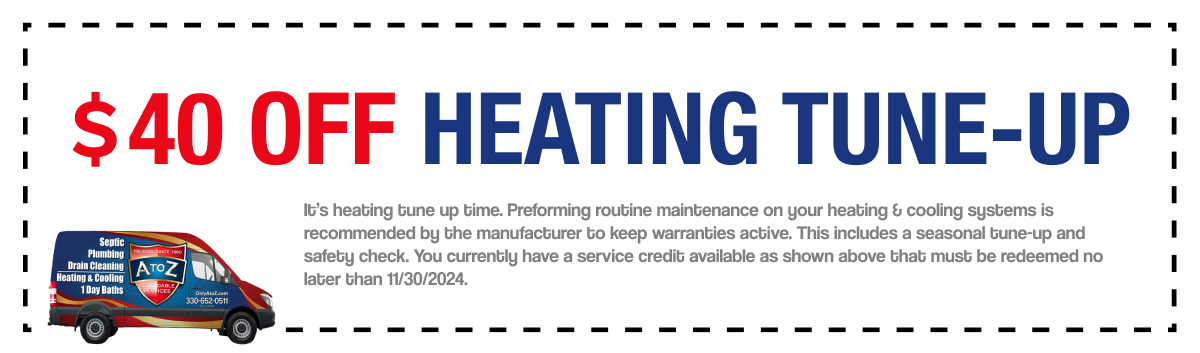 $40 OFF Heating Tune-Up